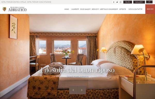 Vorschau von www.hoteladriatico.it, Grand Hotel Adriatico