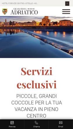 Vorschau der mobilen Webseite www.hoteladriatico.it, Grand Hotel Adriatico