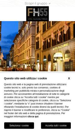Vorschau der mobilen Webseite www.calzaiuoli.it, Hotel Calzaiuoli