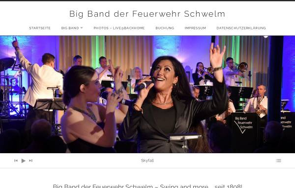 Vorschau von www.bigband-schwelm.de, Musikzug: Big Band der Feuerwehr Schwelm