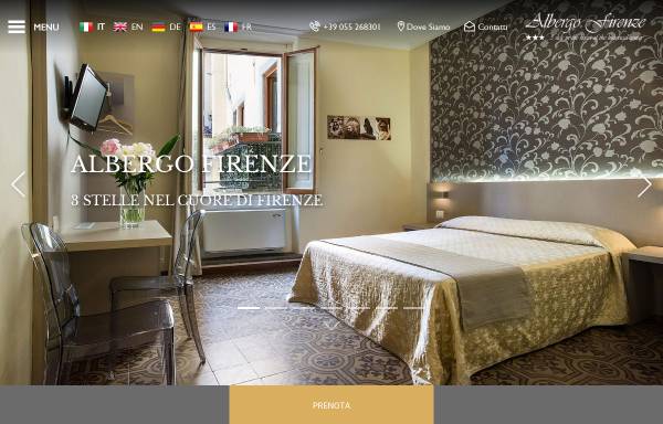 Vorschau von www.hotelfirenze-fi.it, Hotel Firenze