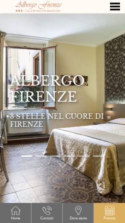 Vorschau der mobilen Webseite www.hotelfirenze-fi.it, Hotel Firenze