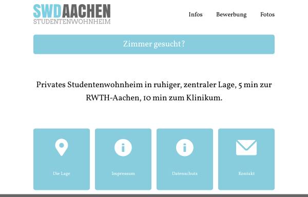 Vorschau von www.swd-aachen.de, Studentenwohnheim Danzig e.V.