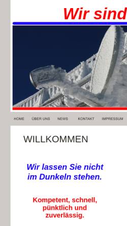 Vorschau der mobilen Webseite www.elektrotechnik-bergmann.de, Bergmann Elektrotechnik