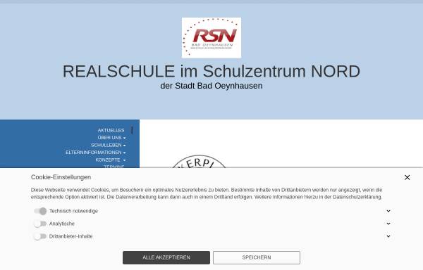 Vorschau von www.realschule-nord.de, Realschule im Schulzentrum Nord