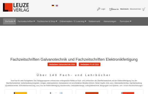 Vorschau von www.leuze-verlag.de, Eugen G. Leuze Verlag