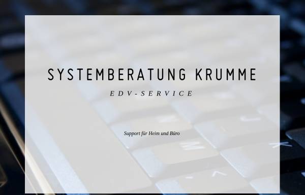 Vorschau von www.systemberatung-krumme.de, Systemberatung Krumme