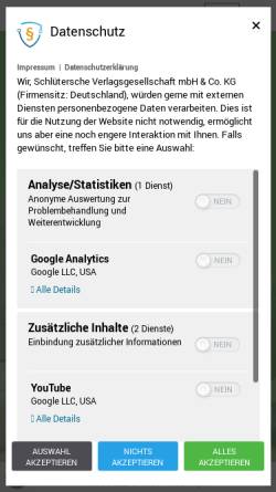 Vorschau der mobilen Webseite giesel.de, Giesel-Verlag