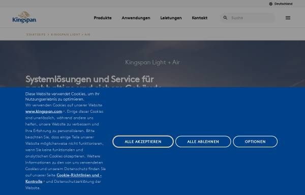 Vorschau von www.kingspan.com, ESSMANN Gebäudetechnik GmbH