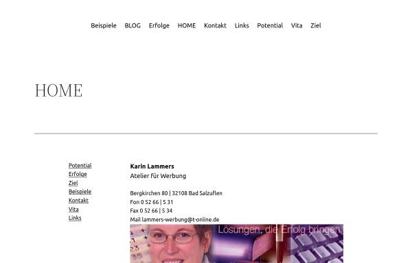 Vorschau von www.lammers-werbung.de, Karin Lammers