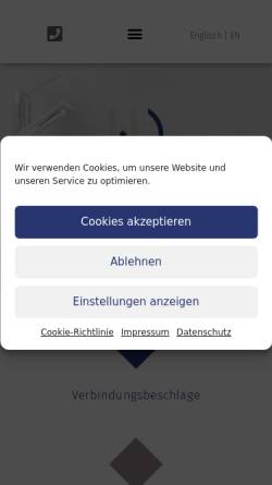 Vorschau der mobilen Webseite www.hd-moebelzubehoer.de, HD Möbelzubehör