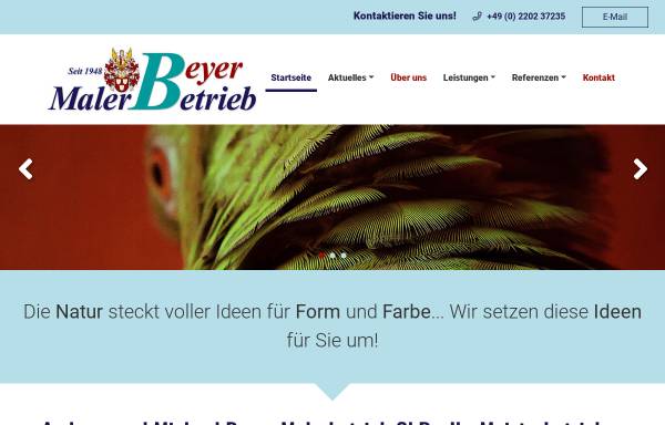 Vorschau von www.malerbeyer.de, Malerbetrieb Andreas und Michael Beyer GbR