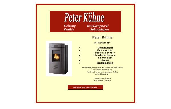 Vorschau von www.kuehne-heizung.de, Peter Kühne