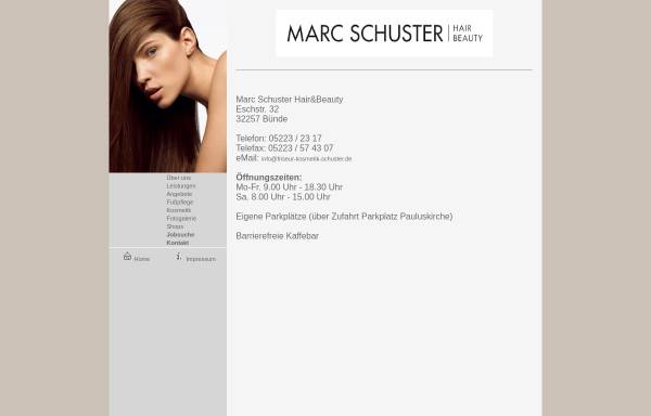 Vorschau von www.friseur-kosmetik-schuster.de, Friseur-Kosmetik-Schuster