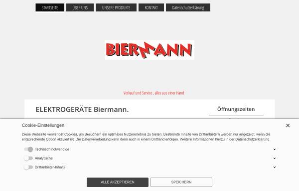 Vorschau von www.radiobiermann.de, Biermann OHG