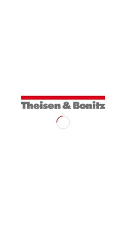 Vorschau der mobilen Webseite theisen-bonitz.de, Theisen & Bonitz Maschinenbau GmbH