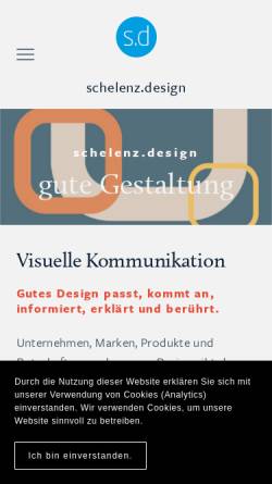 Vorschau der mobilen Webseite schelenz-design.de, Schelenz Design, Stephan Schelenz (Dipl.-Des.)