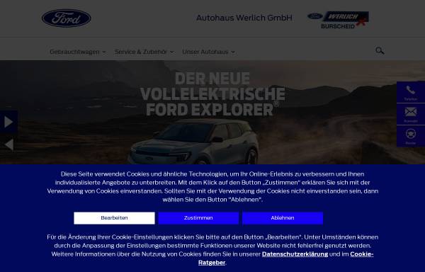 Vorschau von www.ford-werlich.de, Autohaus Werlich GmbH