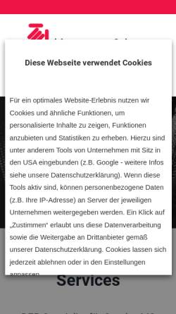 Vorschau der mobilen Webseite www.hl-services.de, Herrmann & Lenz Services GmbH