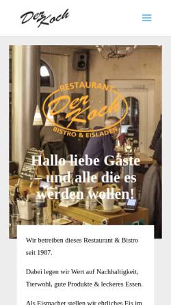 Vorschau der mobilen Webseite derkoch.de, Der Koch