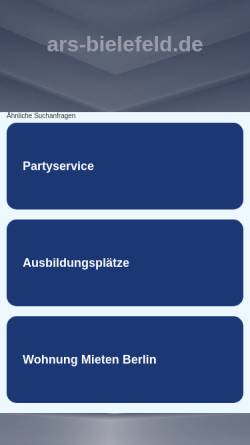 Vorschau der mobilen Webseite www.ars-bielefeld.de, Adolf Reichwein Schule
