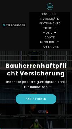 Vorschau der mobilen Webseite www.immo-freundlich-trier.de, KaeF Immobilien