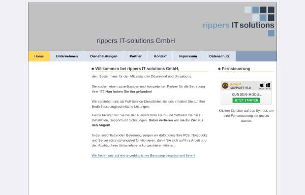 Vorschau von www.rippers.de, rippers IT-solutions GmbH
