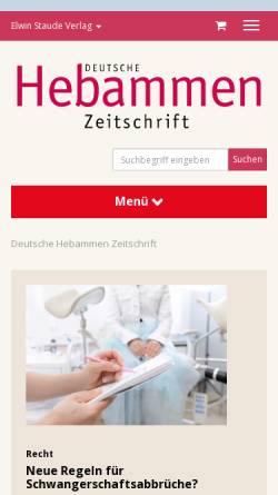 Vorschau der mobilen Webseite www.dhz.de, DHZ Deutsche Handwerker Zentrale