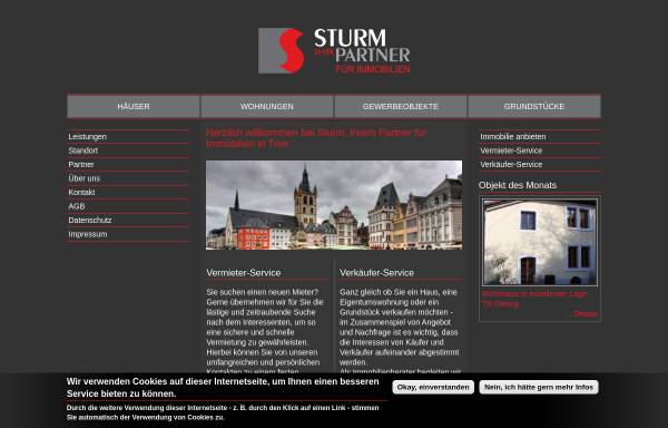 Vorschau von www.immo-sturm-trier.de, Sturm Immobilien