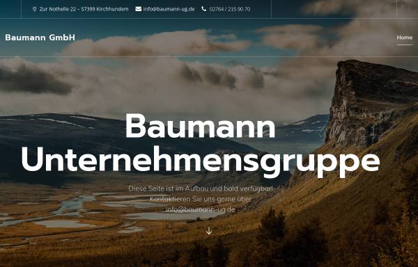 Vorschau von www.baumann-b.de, Elektro + Wassertechnik B. Baumann