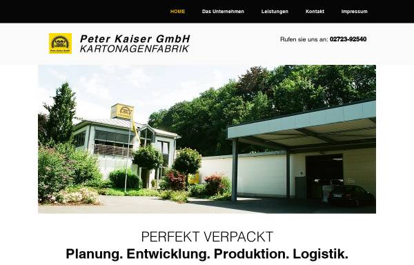 Vorschau von www.kaiser-kartonagen.de, Peter Kaiser KG