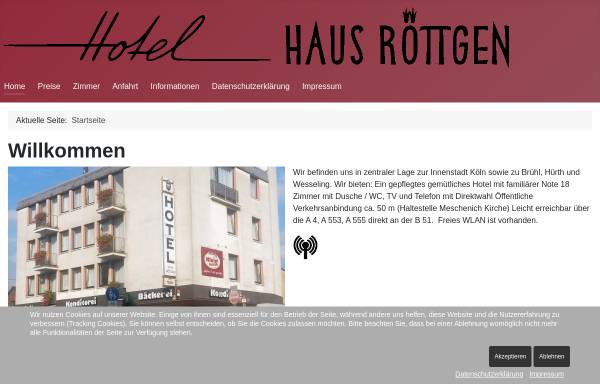 Vorschau von www.hotel-roettgen.de, Haus Röttgen