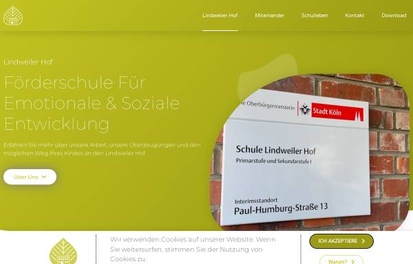 Vorschau von www.lindweilerhof-koeln.de, Lindweiler Hof - Förderschule für Emotionale und Soziale Entwicklung
