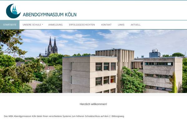 Vorschau von www.abendgymnasium-koeln.de, Abendgymnasium der Stadt Köln / Weiterbillungs-Kolleg