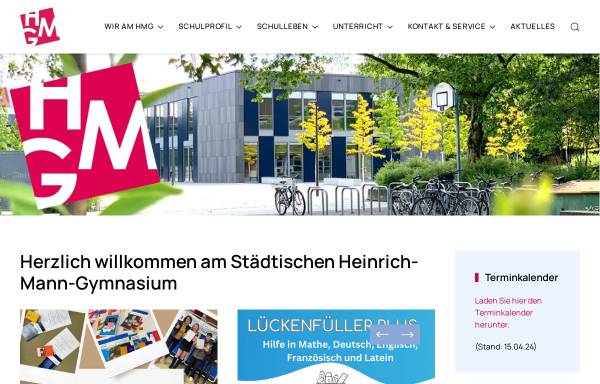 Vorschau von www.hmg-koeln.de, Heinrich-Mann-Gymnasium Köln
