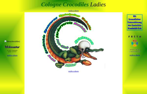 Vorschau von www.cologne-crocodiles-ladies.de, Cologne-Crocodiles-Ladies