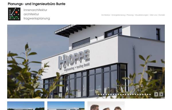 Vorschau von bunte-bunte.de, Bunte & Bunte Bau GmbH
