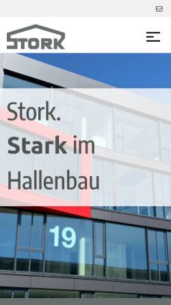 Vorschau der mobilen Webseite www.stork.de, Stork GmbH