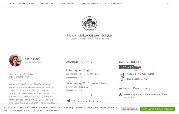 Vorschau von www.hulda-pankok-gesamtschule.de, Hulda Pankok Gesamtschule (Brinckmannstraße)