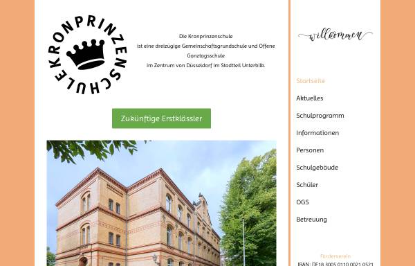 Vorschau von www.kronprinzenschule.de, Kronprinzenschule