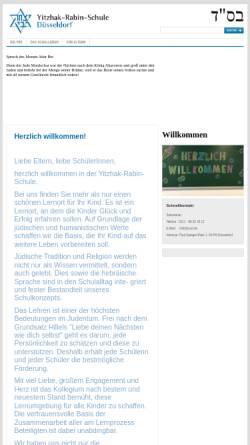 Vorschau der mobilen Webseite yitzhak-rabin-schule.de, Yitzhak-Rabin-Schule