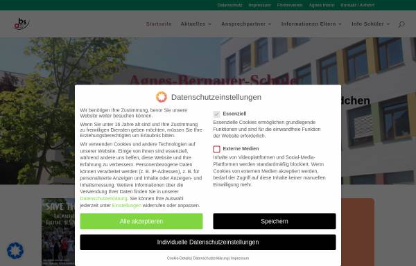 Vorschau von www.agnes.de, Agnes-Bernauer-Schule