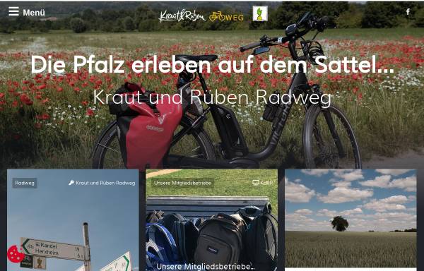 Vorschau von www.krautundruebenradweg.de, Kraut und Rüben Radweg e.V.