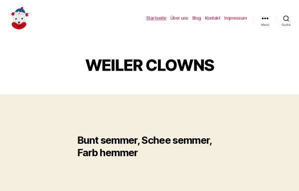 Vorschau von www.weiler-clowns.de, Weiler Clowns von 1972