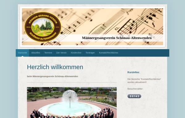 Vorschau von www.mgv-schoenau-altenwenden.de, Männergesangverein Schönau-Altenwenden