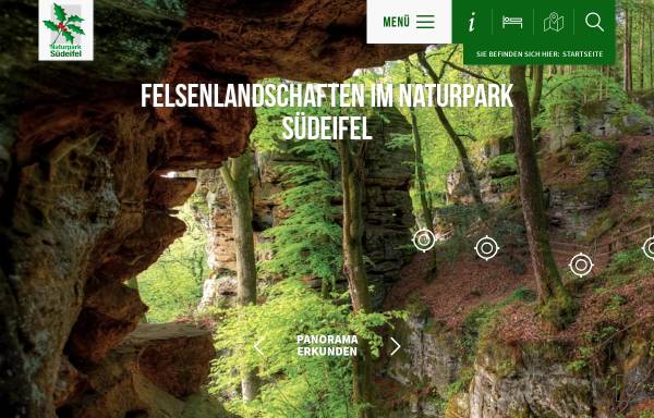 Vorschau von www.naturpark-suedeifel.de, Naturpark Südeifel