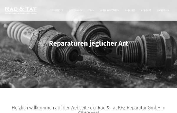 Vorschau von www.radundtat-goettingen.de, Rad & Tat KFZ-Reparatur GmbH