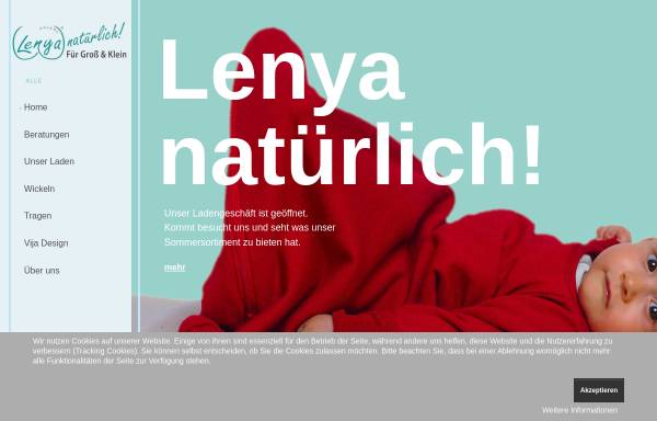 Vorschau von www.lenya.de, Lenya natürlich! Sylvia Tiedemann