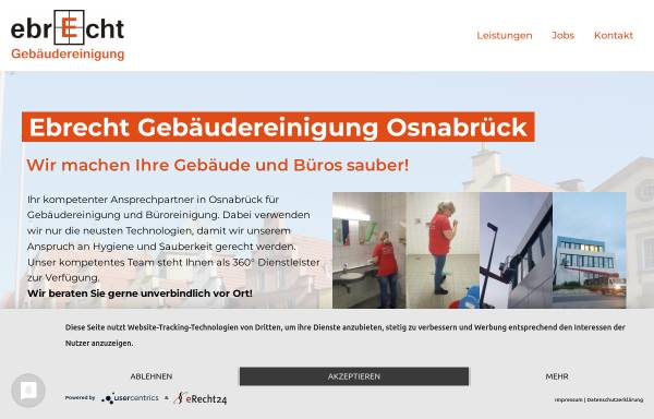 Vorschau von www.ebrecht-gmbh.de, Klaus Ebrecht Gebäudereinigung GmbH