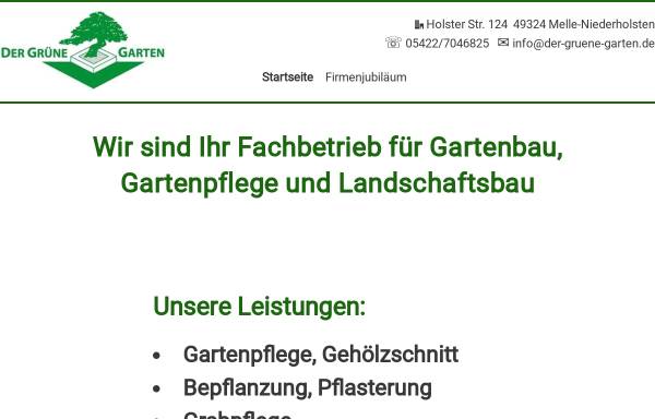 Vorschau von www.der-gruene-garten.de, Der Grüne Garten